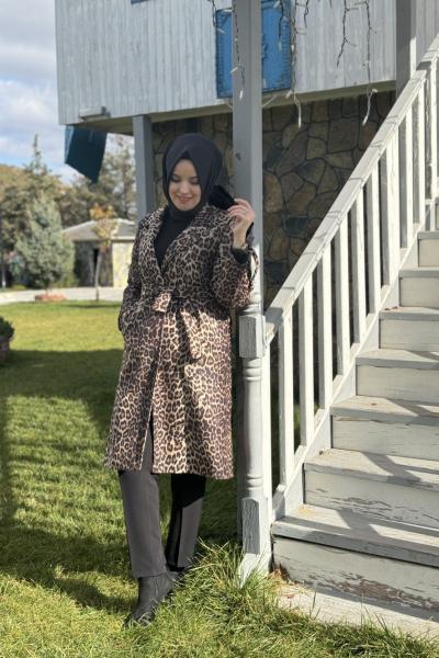 Ayşe Akay Leopar Trenç Leopar