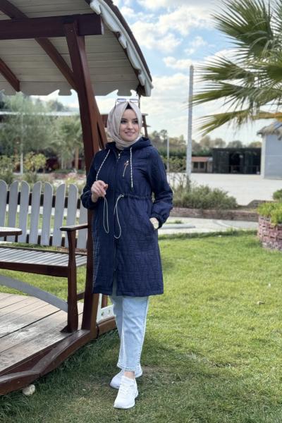 Memnuniyet Garantili Kapitone Kap Lacivert