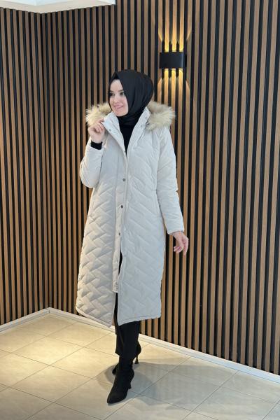 Micca Şişme Mont Bej