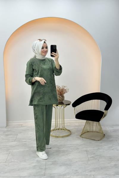 Ayşem Pamuk Takım Yeşil