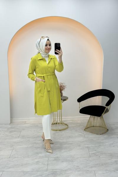 Beli Bağlamalı Kap Yağ Yeşili