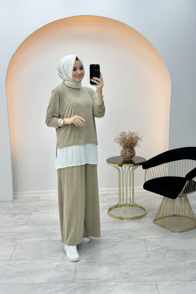 Oysho İkili Sedef Takım Bej