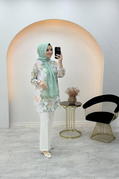 Lamazi Defnem Gömlek Su Yeşili