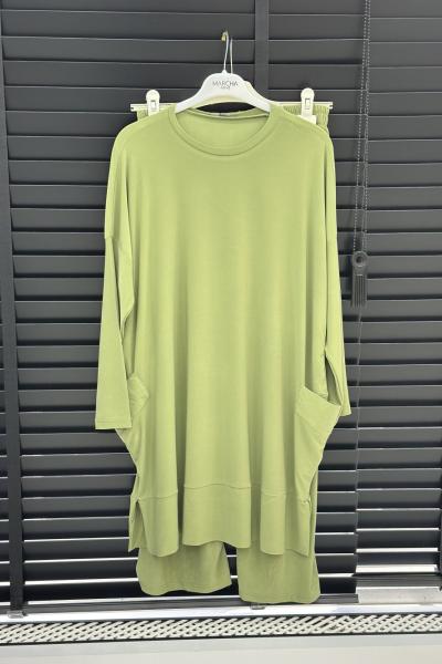 Alya Takım Fıstık Yeşili