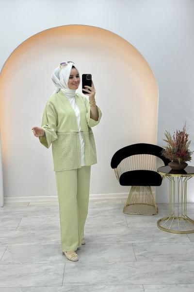 Marcha Kimona Takım Su Yeşili