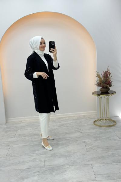 Fisto Detay Kap Siyah