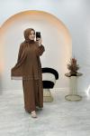 Namaz Elbisesi Kahverengi