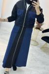 Eski Tasarım Etekli Takım Lacivert