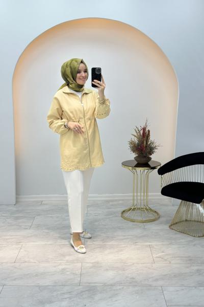 Lazer Kesim Kap Sarı