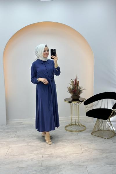 Mina Etekli Takım Lacivert