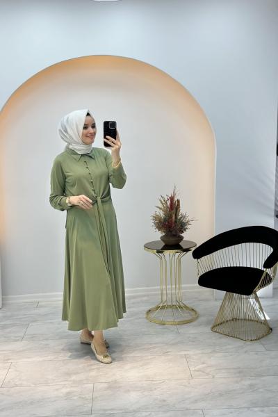 Mina Etekli Takım Mint Yeşili