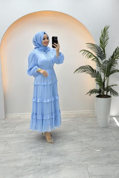 Alânur Elbise Bebe Mavisi