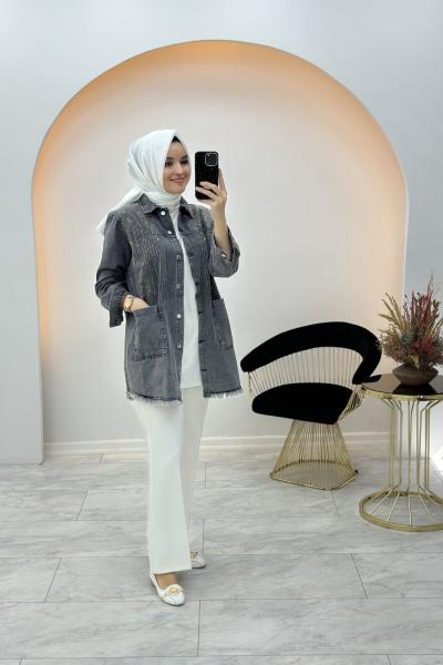 Işıl Kot Ceket Antrasit