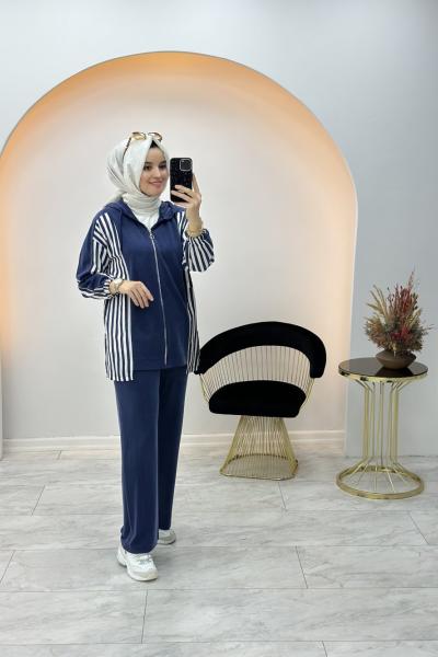 Beray Şerit Takım Lacivert