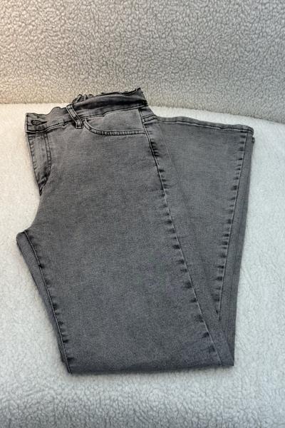 İspanyol Kot Pantolon Antrasit