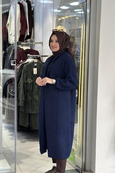Marcha Angora Hırka Lacivert