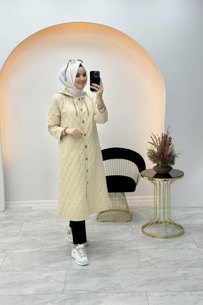 Elif Kapitone Kap Taş Rengi