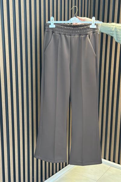 Scuba Pantolon Kahverengi