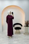 İdil Elbise Bordo