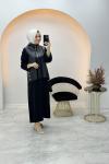 Dora İkili Elbise Siyah
