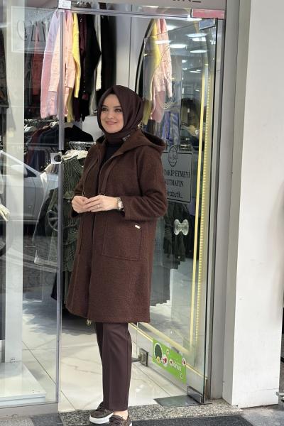 Kıvırcık Kısa Kaşe Acı Kahve