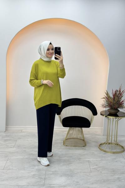 My City Tunik Yağ Yeşili