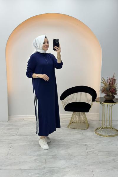 Aslı Spor Elbise Lacivert