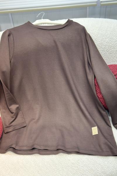 Kado Kısa Tunik Kahverengi