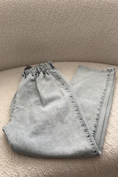 Mom Jean Pantolon Mavi