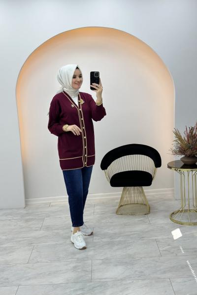 Ayliz Hırka Bordo