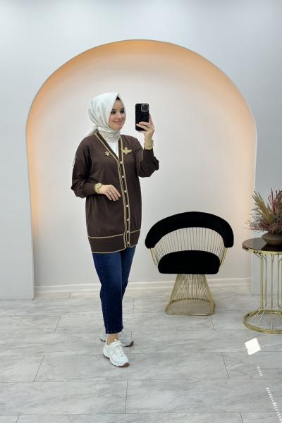 Ayliz Hırka Kahverengi