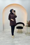 İlay Tunik Kahverengi