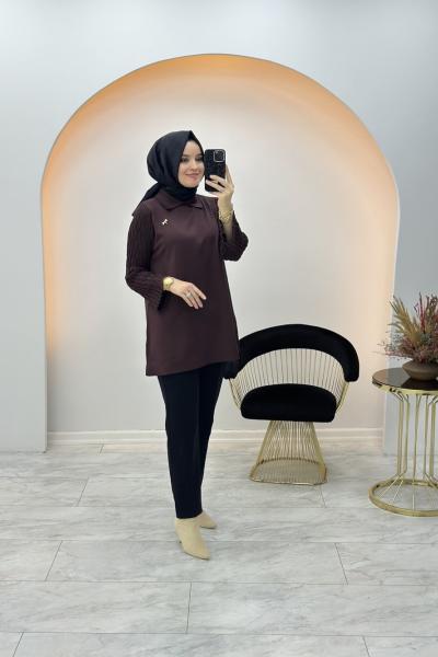 İlay Tunik Kahverengi