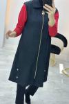 Armine Trend Yelek Siyah