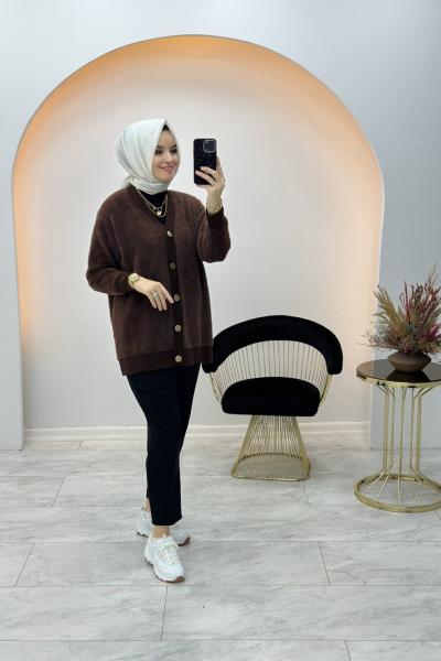 Venüs Hırka Kahverengi