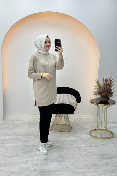 Eva Tunik Taş Rengi