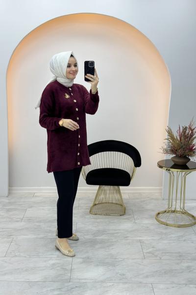 Gonca Hırka Bordo