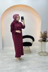 Şura Elbise Bordo