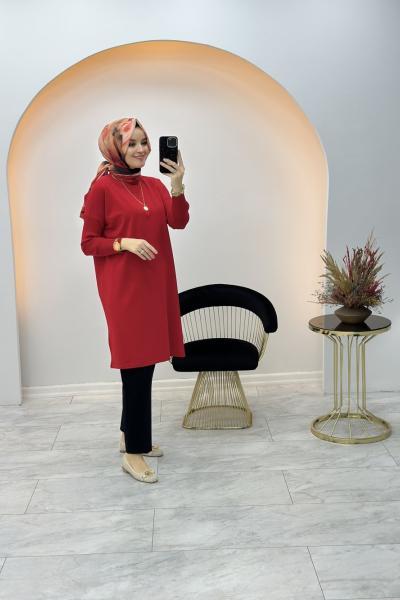 Rozalin Tunik Kırmızı