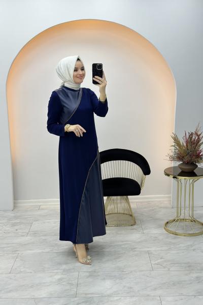 Lidya Elbise Lacivert