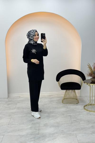 Palmiye Takım Siyah