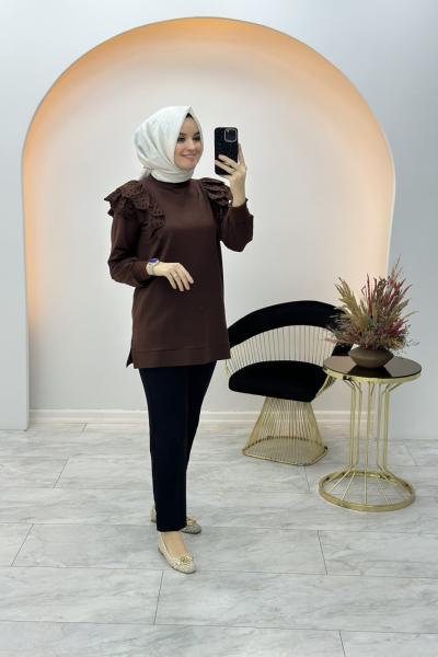 Dila Tunik Kahverengi