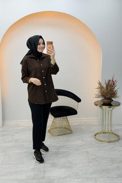 Tüvit Gömlek Kahverengi