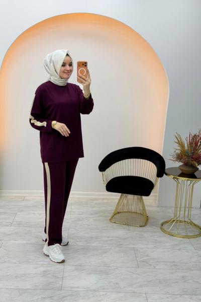 Kampanyalı Spor Şerit Takım Mürdüm