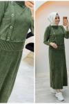 Özel Tasarım Etekli Takım Haki