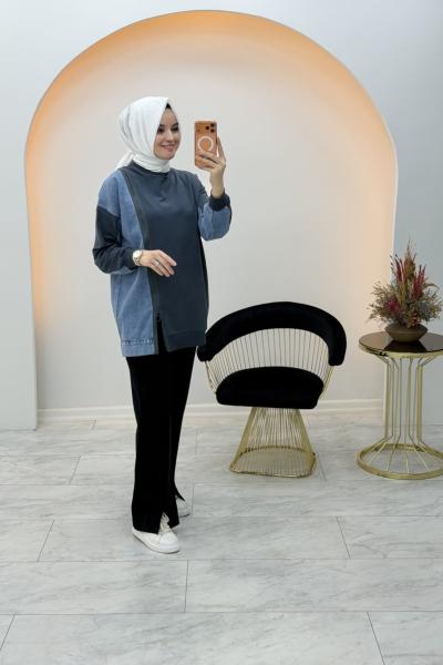 Kot Detaylı Sweet Füme