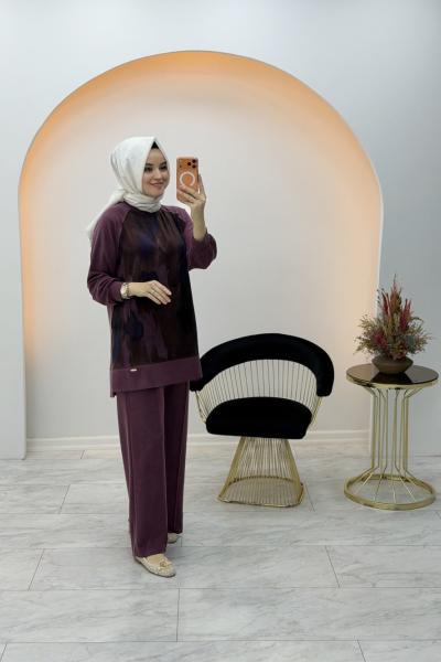 Nil Qupra İkili Takım Mürdüm