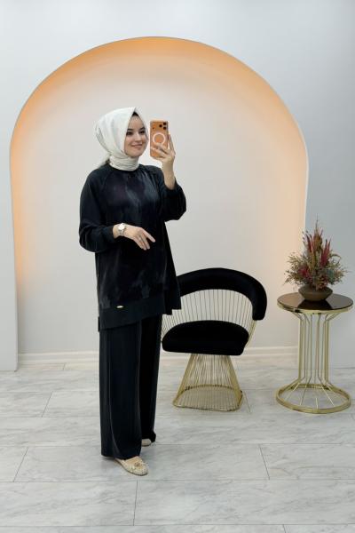 Nil Qupra İkili Takım Siyah