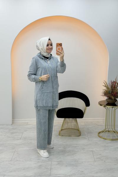 Belin Eskitme Takım Gök Mavi