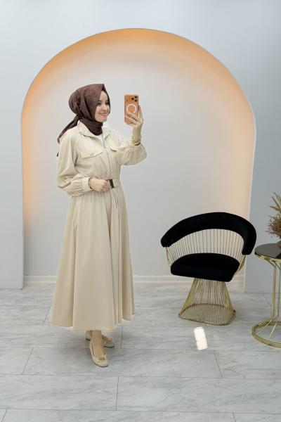 Alara Elbise Krem
